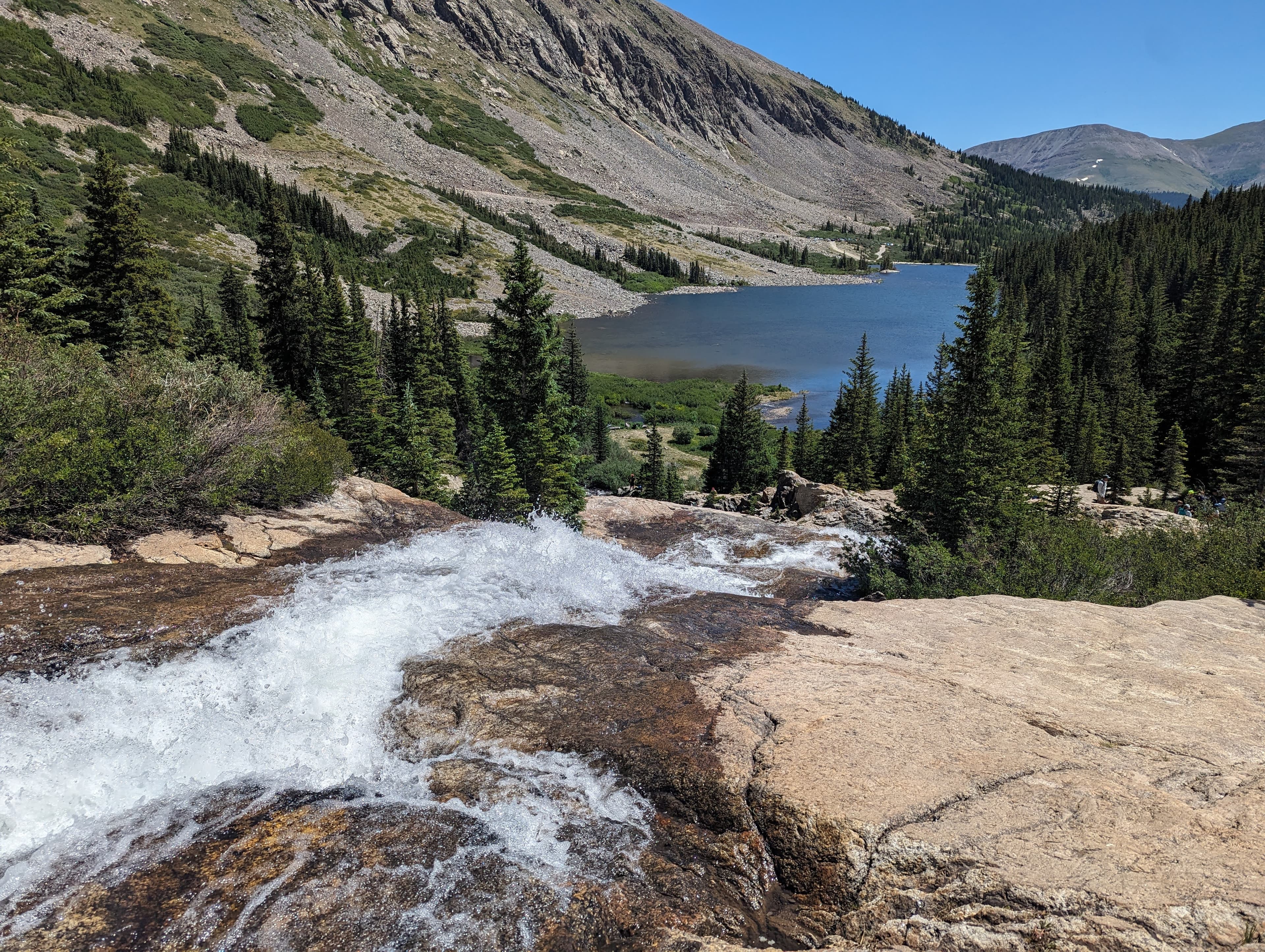 Blue Lakes waterfall hike