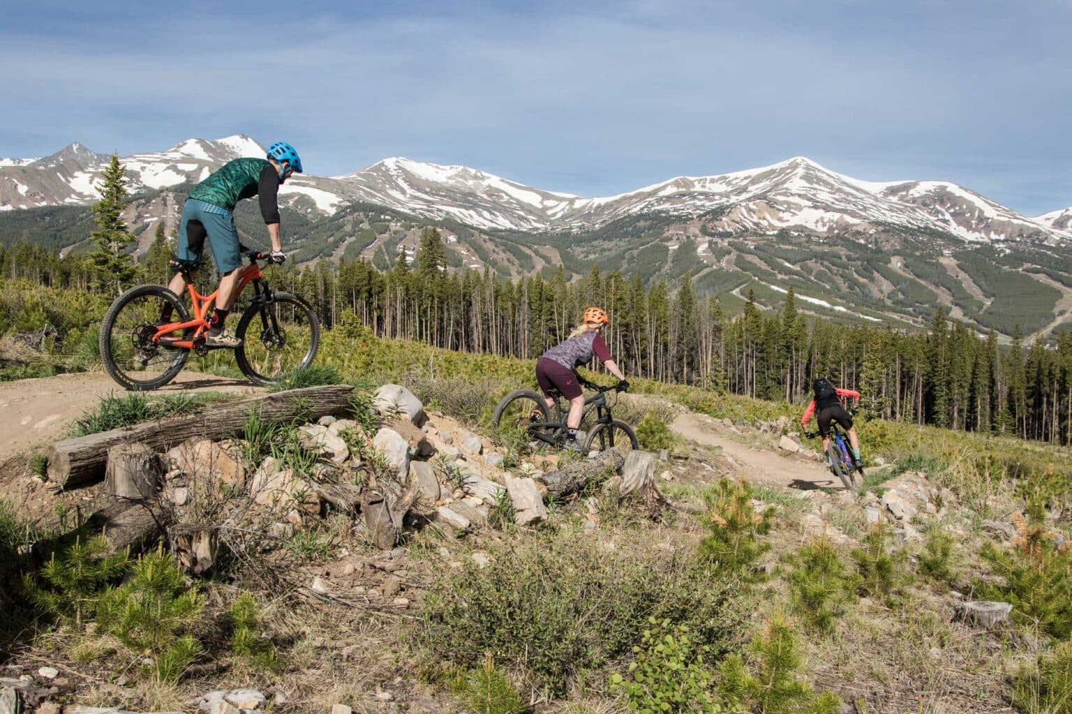 Mountain biking near Breckenridge