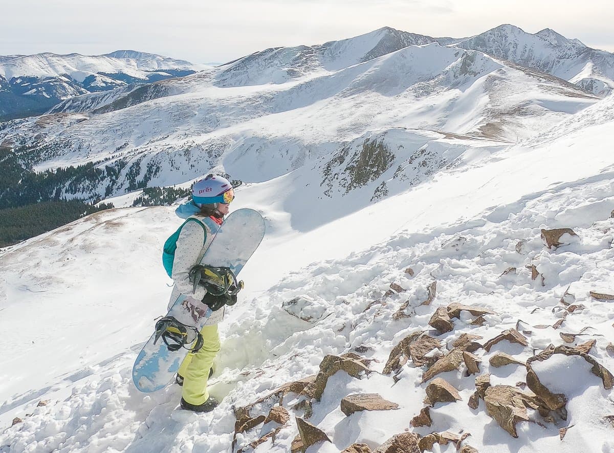 Snowboarding at Breckenridge