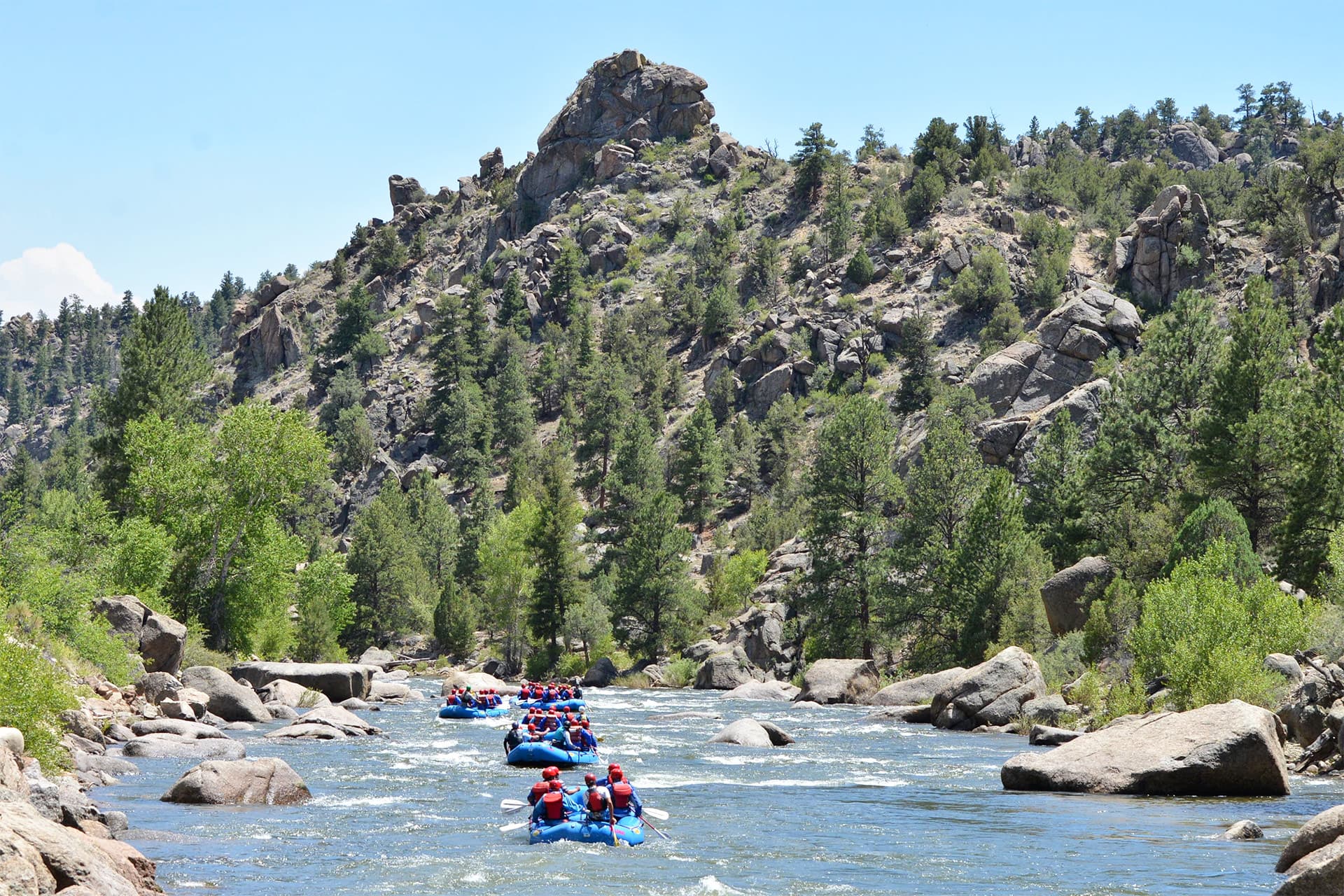 Whitewater rafting near Buena Vista
